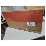 Shoe Cabinet with 2 Flip Drawers & Open Storage,Farmhouse Shoe Storage Cabinet for Entryway,Freestanding Narrow Organizer Rack with Legs,Foyer,Hallway,Dark Walnut