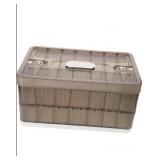 5-slot Foldable Organizer Box for s Wardrobe Clothes Storage Plastic Clothing Storage Rack