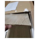 Freestanding 2FT Closet System with 3 Wood Drawers, 24\" Closet Organizer System with Hanging Rod & Shelves, Walk-in Closet Systems for Small Closet, White Oak