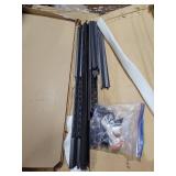 5-Tier Garage Storage Shelves, Heavy Duty Adjustable Shelving Unit,