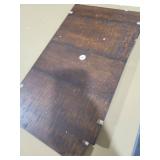 Vabches Makeup Vanity Desk, Vanity Mirror with Lights Desk and Chair,Makeup Table with 3 Large Drawers and 2 Cabinets, Time and Temperature Display, 3 LED Lighting Modes Adjustable, Brown