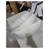 Throw Pillows Set of 3, White