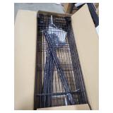 5-Tier Heavy Duty Adjustable Shelves, Metal Storage Rack Black