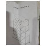 Dresser for Bedroom with LED Lights & Power Outlets Dresser with 8 Drawers Fabric Dressers & Chests of Drawers for Bedroom, Sturdy Metal Frame, Acrylic Plates (Charcoal Black)