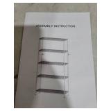 Wire Shelving Unit Commercial Metal Shelf with 5 Tier Adjustable Layer Rack Strong Steel for Restaurant Garage Pantry Kitchen Garage Black