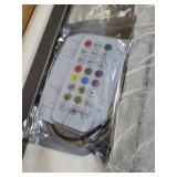 Headboard for queen Size Bed with Storage, Headboards with Outlets, USB Ports and LED Light, queen Size Head Board Only, Height Adjustable, Reversible, Sturdy and Stable Headboard, Black Oak