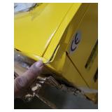 30 Gallon Flammable Storage Cabinet 23*18*35in, Fire Resistant Cabinet with Adjustable Shelves, Thickened Galvanized Steel Flammable Safety Cabinet for Commercial, Industrial and Home Use, Yellow