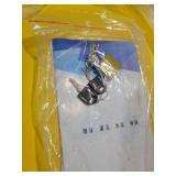 30 Gallon Flammable Storage Cabinet 23*18*35in, Fire Resistant Cabinet with Adjustable Shelves, Thickened Galvanized Steel Flammable Safety Cabinet for Commercial, Industrial and Home Use, Yellow