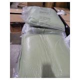outdoor cushions and pillow 24 x 24 6.5 green set of 2