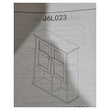 Bathroom Cabinet Wall Mounted, Medicine Cabinet Organizer with Glass Doors