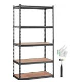 Storage Shelving Unit, 5-Tier Adjustable