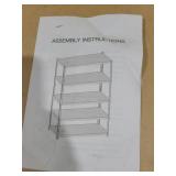 Storage Shelving Unit, 5-Tier Adjustable