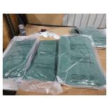 Outdoor Furniture Replacement Cushions, Waterproof Patio Furniture Cushions, 4\" Deep Seat Outdoor Sectional Cushion for 3-Seat Outdoors Rattan Sofa Patio Sofa Cushion, Green