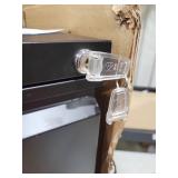 2 Drawer File Cabinet, Metal Filing Cabinet with Lock for Office Legal/Letter Size, Black, Fully Assembled Except Wheels