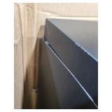 2 Drawer File Cabinet, Metal Filing Cabinet with Lock for Office Legal/Letter Size, Black, Fully Assembled Except Wheels