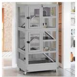 GUTINNEEN Ferret Cage Rat Cage 5 Levels Small Animal Cage for Chinchilla, Hedgehogs, Squirrel, Chameleon, Lizard, Gerbils Anti-Chewing