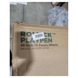 FXW Rollick Unleashed Dog Playpen for Indoor, Yard, RV Camping, 40 inch 16 Panels for Medium and Large Dogs Patented