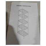 5-Shelving Unit, Adjustable Wire Shelving, Metal Wire Shelf Rack Organizer