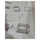 Dish Drying Rack for Kitchen Counter, 2-Tier