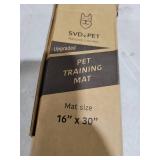 SVD.PET (2-Pack Pet Training Mat with Tester, Pet Shock Pad, Dogs & Cats Electronic Repellent mat for Indoor, 3 Training Modes, 5 Levels, Pet Safe Mode (White controler 30\" X 16\")