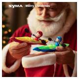 SYMA RC Boats 2 Pack for Kids 8-12, Remote Control Kayaks with 3 Magnetic Balls, 40 Mins Playtime (1 Battery), LED Lights, Perfect Water Toys for Pool, Water Table and Bathtub