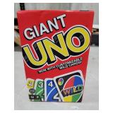 Mattel Games Giant UNO Card Game for Kid, Adult & Families, Color Blind Accessible & Customizable Large Deck