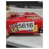 Mattel Games Giant UNO Card Game for Kid, Adult & Families, Color Blind Accessible & Customizable Large Deck