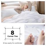 Bedsure Terracotta Duvet Cover Twin/Twin XL Size - 2 Pieces Prewashed Cotton-Like Extra Soft Bedding Set, Includes 1 Twin Duvet Cover 68x90 Inches with Zipper Closure & 1 Pillow Sham, No Comforter