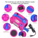 IDAODAN Electric Balloon Pump, Portable Electric Balloon Blower Machine Balloon Air Pump Dual Nozzle110V 600W Balloon Inflator for Party Decorations