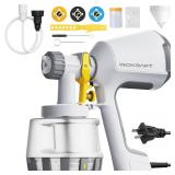 InoKraft Paint Sprayer, 600w HVLP Sprayer Includes 3 Patterns & Whole Cleaning kit for House Painting, Furniture, Cabinets, Compatible with Stains and Latex Paints,1200ml
