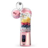 Ninja Blast Portable Blender, Cordless, 18oz. Vessel, Personal Blender For-Shakes and Smoothies, BPA Free, Leakproof-Lid and Sip Spout, USB-C Rechargeable, Dishwasher Safe Parts, Tinted Pink, BC151PK