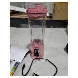Ninja Blast Portable Blender, Cordless, 18oz. Vessel, Personal Blender For-Shakes and Smoothies, BPA Free, Leakproof-Lid and Sip Spout, USB-C Rechargeable, Dishwasher Safe Parts, Tinted Pink, BC151PK