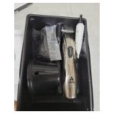 Andis 32810 Slimline Pro Cord/Cordless Beard Trimmer, Lithium Ion T-Blade Trimmer, Close Cutting T-Blade Zero Gapped, Chrome