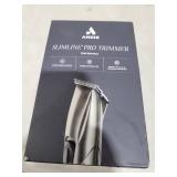 Andis 32810 Slimline Pro Cord/Cordless Beard Trimmer, Lithium Ion T-Blade Trimmer, Close Cutting T-Blade Zero Gapped, Chrome