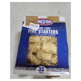 Kingsford Quick Light Fire Starters | Wooden Fire Starters Made with All Natural Hardwood for Grilling, Campfires, & Outdoor Fireplaces | 32 Count Fire Starter Rolls