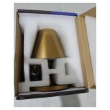 Timjorman LED CordlessTable Lamp,4000mAh Rechargeable Battery Desk lamp,3 Level Brightness Portable Night Light, Minimalist Design, for Couple Dinner/Coffee Table/Restaurant/Bedroom(Bronze)