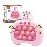 Fidget Toys Fast Push Bubble Game Console, Handheld Puzzle Game for Kids, Ages 3-12, Stocking Stuffers for Boys & Girls (Pink) pack of 2