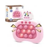 Fidget Toys Fast Push Bubble Game Console, Handheld Puzzle Game for Kids, Ages 3-12, Stocking Stuffers for Boys & Girls (Pink) pack of 2