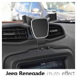 musttrue Car Phone Holder for 2015-2024 Jeep Renegade SUV Auto Accessories Navigation Bracket Interior Decoration Mobile Cell Phone Mount