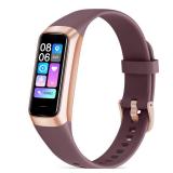 Zeacool Fitness Tracker with 24/7 Heart Rate, Blood Oxygen Blood Pressure Sleep Monitor, Activity Trackers 5 ATM Waterproof,Step Calorie Counter Pedometer Health Smart Watch for Women Men Bordea