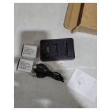 Batmax 2Pcs EN-EL10 NP-45 Li-40B Battery + Quick LED Dual Charger for Fujifilm NP 45 Nikon EN EL10 Olympus LI-42B LI-40B, Kodak KLIC-7006, Casio NP-80, Pentax D-Li63 D-Li108 Coolpix S60 S80 S200 S203