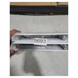 Samsill Durable 1 Inch Binder, Made in The USA, Round Ring Customizable Clear View Binder, White, 4 Pack (MP48437)