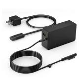 YURCIPWE Surface Pro Charger 65W, Surface Laptop Charger Compatible with Microsoft Surface Pro 9/8/7+/7/6/5/4/3/X, Surface Laptop 5/4/3/2/1, Surface Book 2/1, Surface Go 3/2/1 with 8.8ft Power Cord