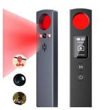 GeoMade Hidden Camera Detectors, Anti Spy Signal Finder, Bug Sweeping Device Listening RF, GPS Tracker Detector, Infrared Magnet Sentry SOS 6 Modes for Hotel Travel Home Office, with OLED Screen