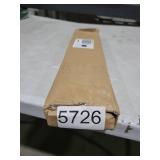 LECHYN 17.3\" Small Wooden Coat Rack Wall Mount with 5 Hooks, Entryway Wall Hooks Coat Hanger for Hanging Towel Jacket Clothes Hat Backpack Shoe Purse Key Holder Multi Hook Rail by Black Walnut Wood