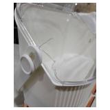 NestOrganix Makeup Organizer Skincare Organizers - Cosmetic Display Cases with Transparent Cover, SkinCare Organizers for Bathroom Countertop, Bedroom Vanity Desk, Lipstick Organizer, White