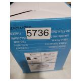 FEITON Bathroom Exhaust Fan with Light, Ceiling Mount, 110 CFM 1.0 Sones 4 Inch Duct, Quiet Square Bath Fan Light Combo, Shower Exhaust Fan with Light