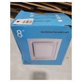 FEITON Bathroom Exhaust Fan with Light, Ceiling Mount, 110 CFM 1.0 Sones 4 Inch Duct, Quiet Square Bath Fan Light Combo, Shower Exhaust Fan with Light