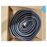 Ginchain Garage Door Seals Bottom Rubber Weather Stripping Kit with 1/4\" T-Ends Seal Strip Replacement, Universal U+O Ring Weatherproof Threshold Buffering Sealing Rubber 16ft