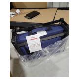 SPORT BEATS Stadium Seats with Back Support Bleacher Chairs with Back and Cushion Thick Padded Bleacher Seats Includes Shoulder Strap Navy Blue 1pc